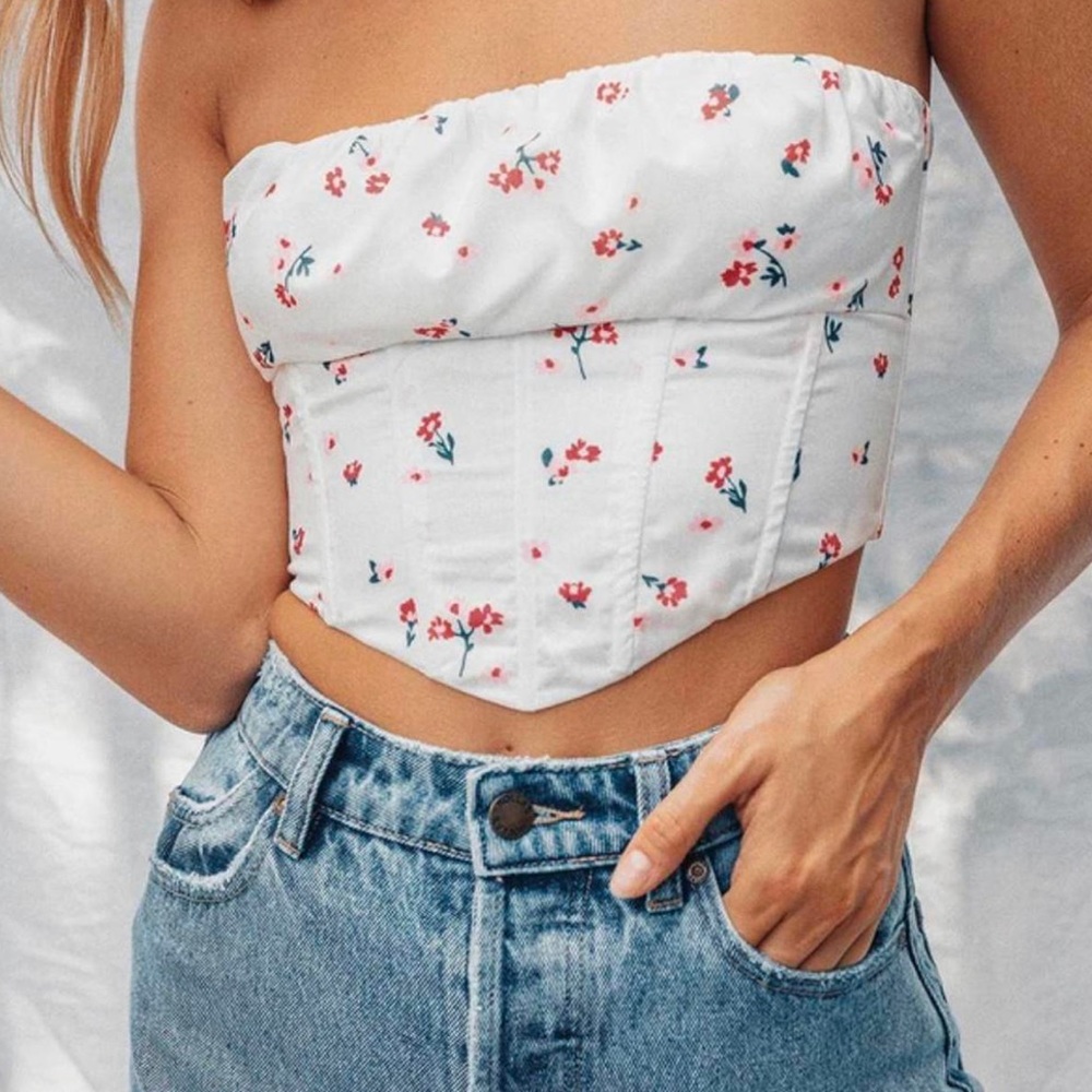 Princess Polly ivy bustier corset top